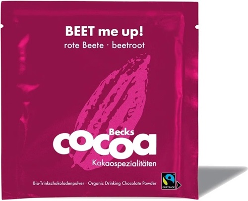 MINI Becks Cocoa Rozpustná čokoláda BIO s červenou řepou, sáček 25g