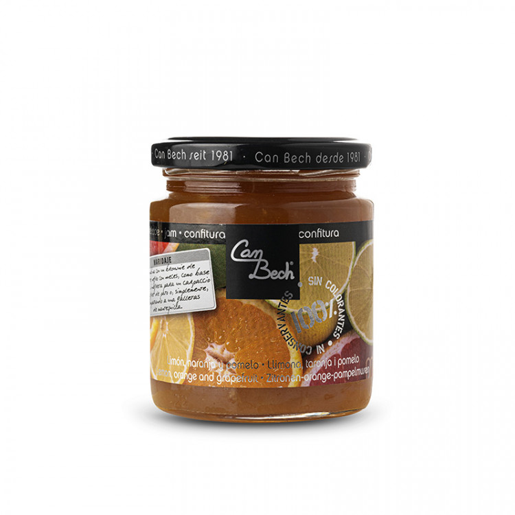 Can Bech džem Citron-Pomeranč-Grapefruit, sklo 300g
