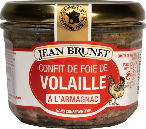Jean Brunet Naložená kuřecí játra s Armagnacem, 180g