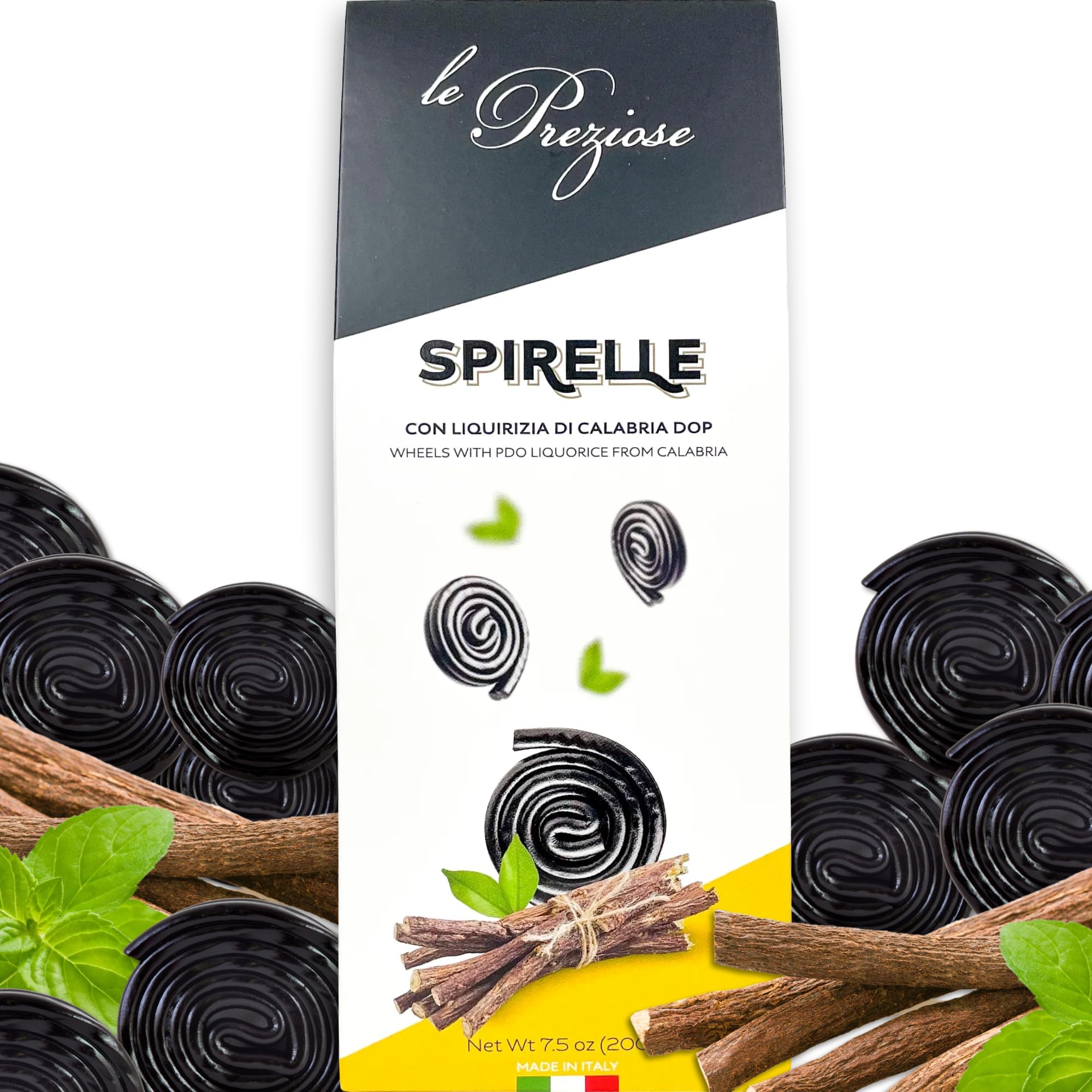 La Preziose Le Preziose Spirelle Lékořicové bonbóny z Kalábrie, 200g
