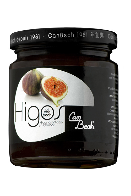 Can Bech Kandovane fíky v sirupu, sklo 270g