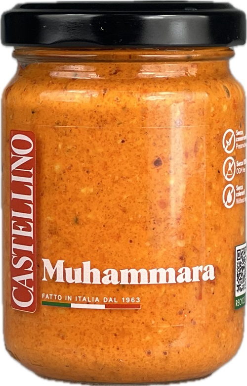 Ortomio Muhammara - krémová omáčka z grilovaných paprik s kešu, 135g