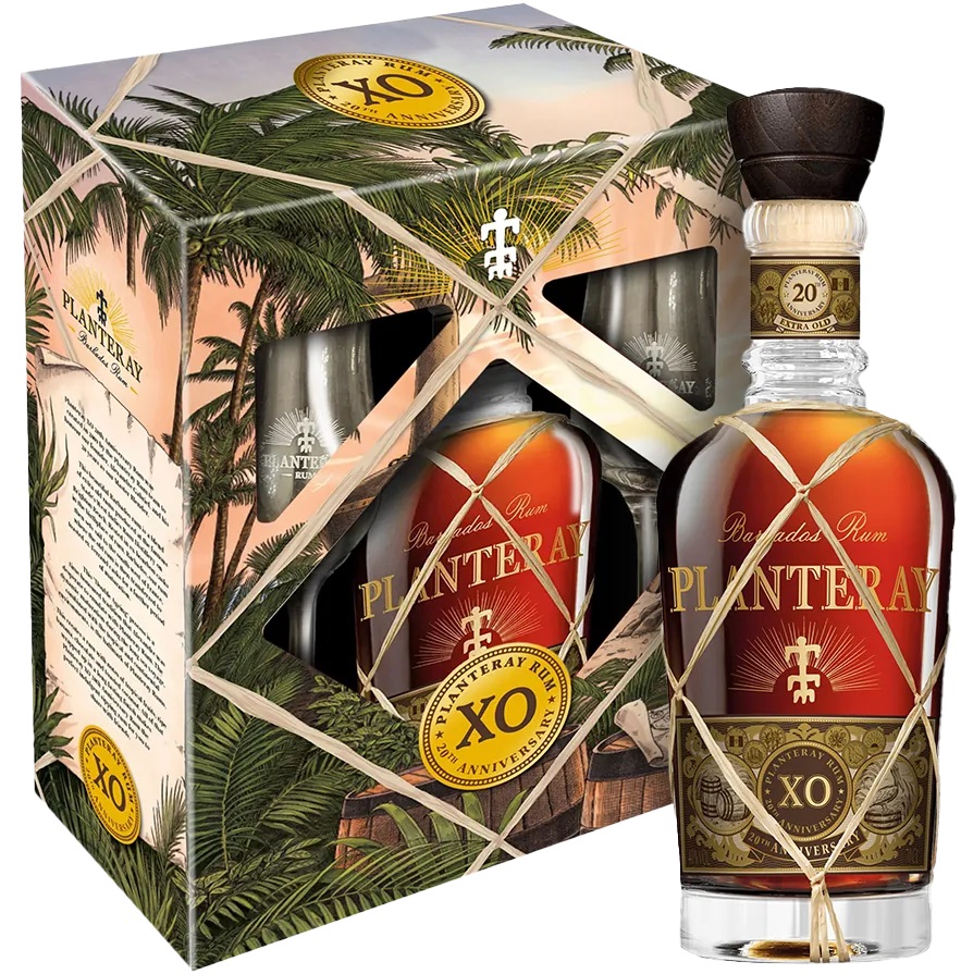 Plantation / Planteray 20th Anniversary XO 0,7l 40% + 2x sklo GB