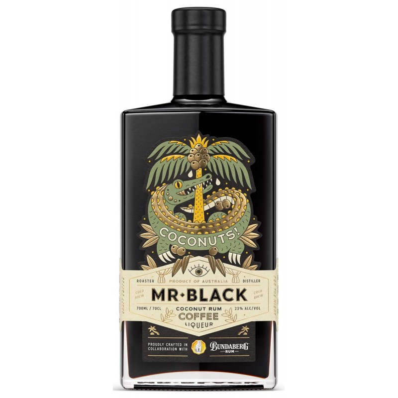 Likér Mr Black Coconut Rum Coffee 23% 0,7 l (holá láhev)