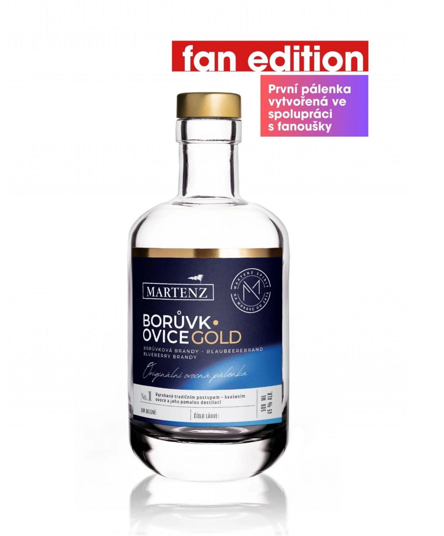 Borůvkovice Gold, Martenz, 45%, 0,5l
