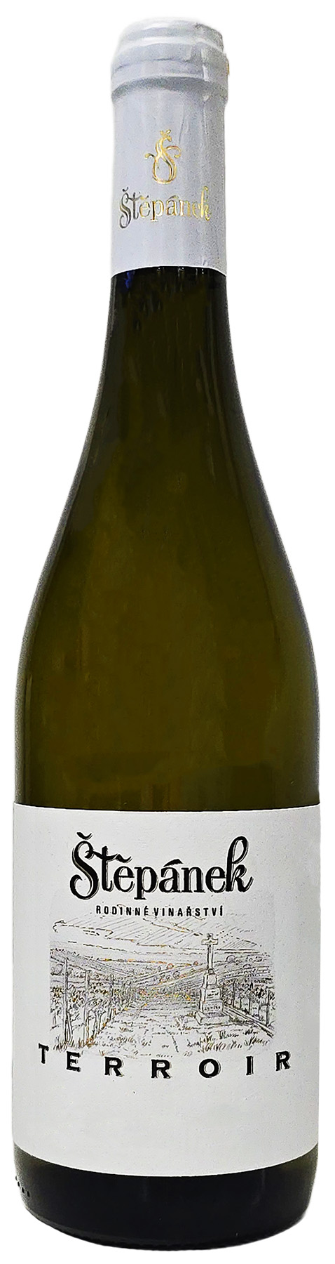 Ryzlink rýnský 2023, Terroir, výběr z hroznů, suché, Vinařství Štěpánek, 0,75l