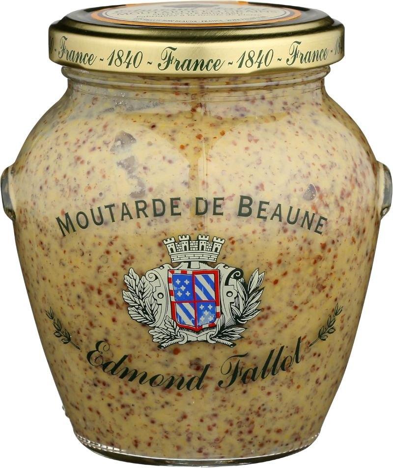 Edmond Fallot Hrubozrnná hořčice, 305g- sklo