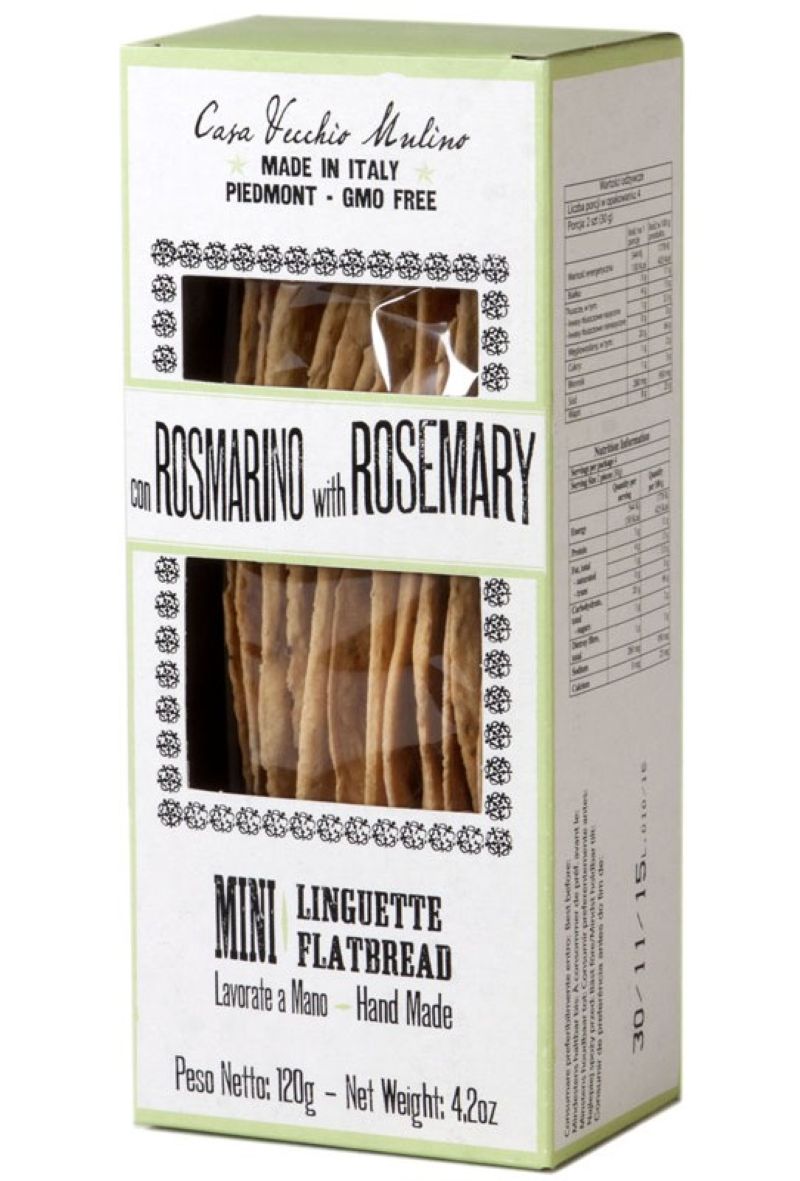 Casa Vecchio Mulino Křupavé tyčinky mini Linguette s rozmarýnem, 120g