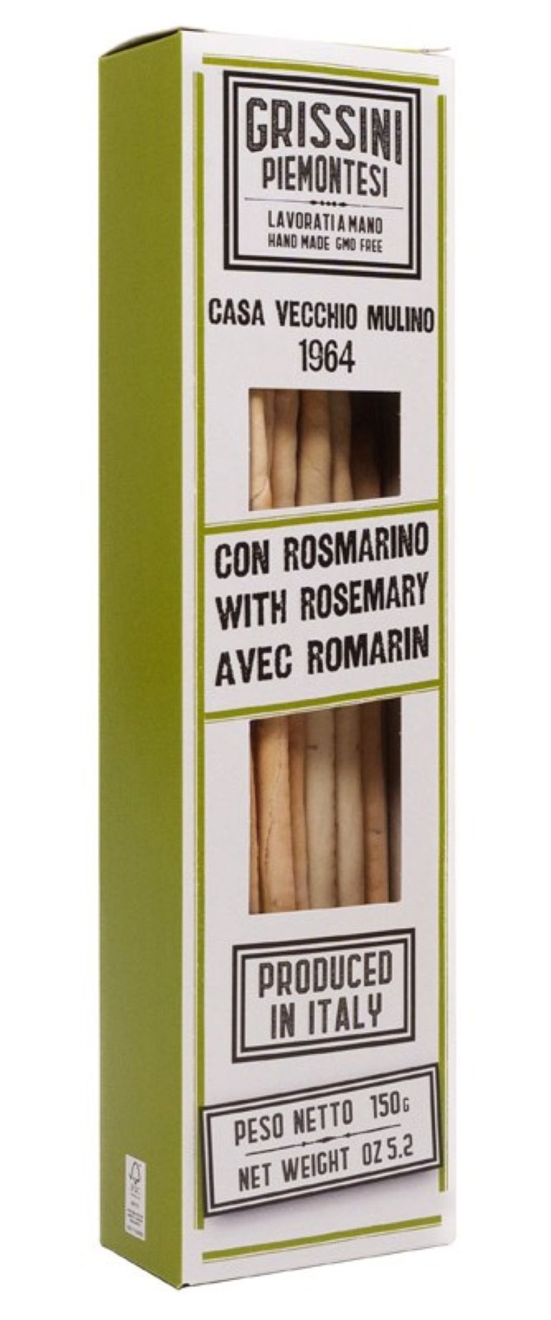 Casa Vecchio Mulino Tyčinky Grissini s rozmarýnem, 150g