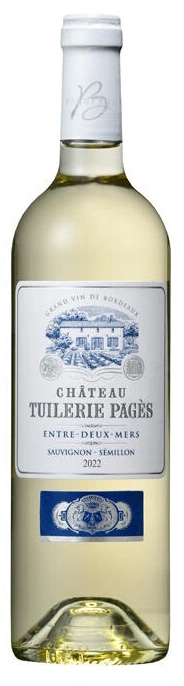 Château Tuilerie Pages Bordeaux Blanc, 0,75l