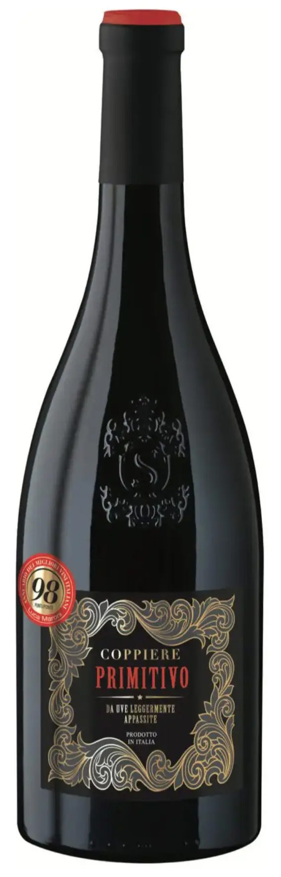 Coppiere Primitivo Salento IGT Da Uve Leggermente Appassite, 0,75l