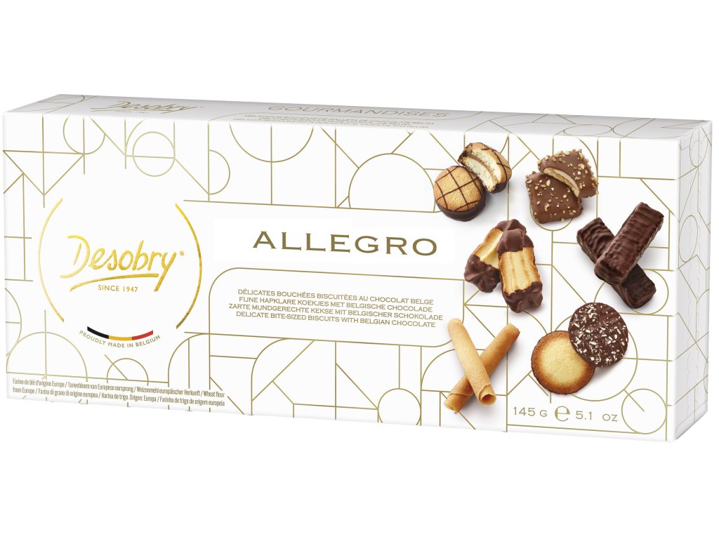 DESOBRY Sušenky Allegro, 145 g