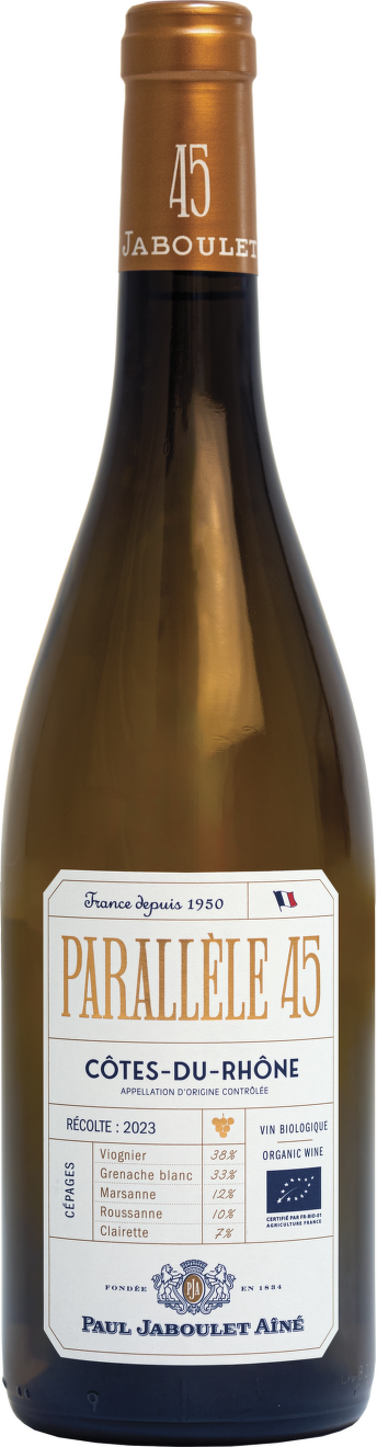Côtes du Rhône Parallele 45 Blanc 2024, 0,75l