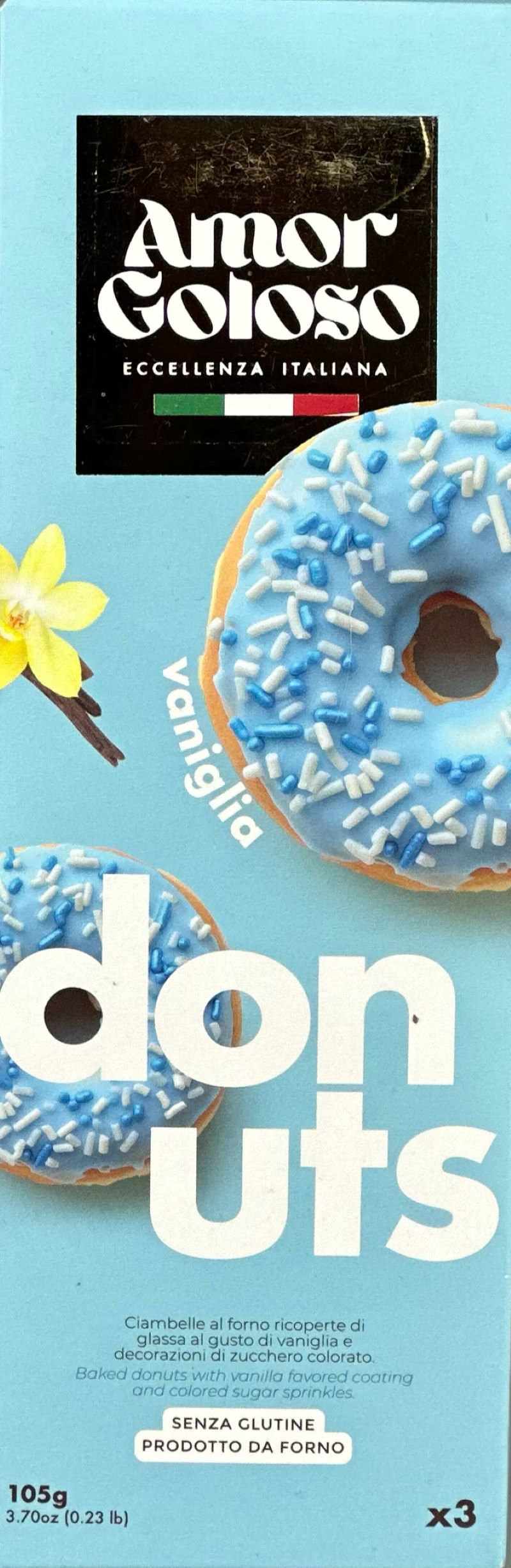 Amor Goloso Vanilkové donuty, 105g
