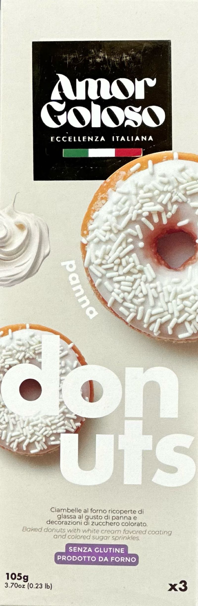 Amor Goloso Krémové donuty, 105g