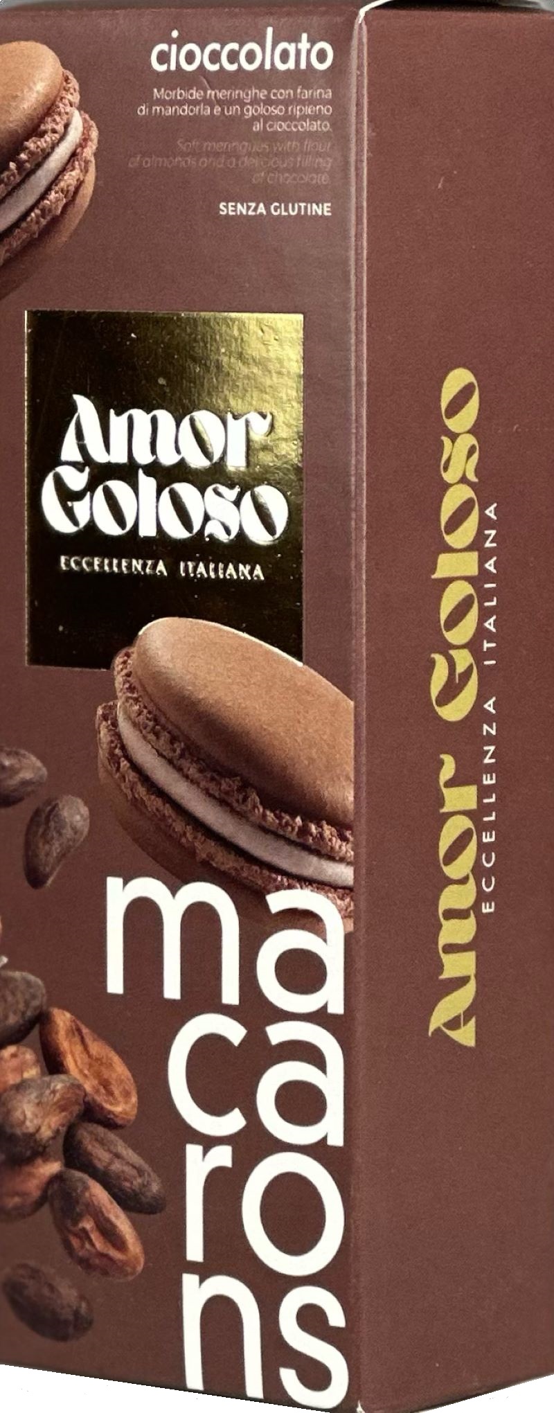 Amor Goloso Čokoládové makrónky, 90g