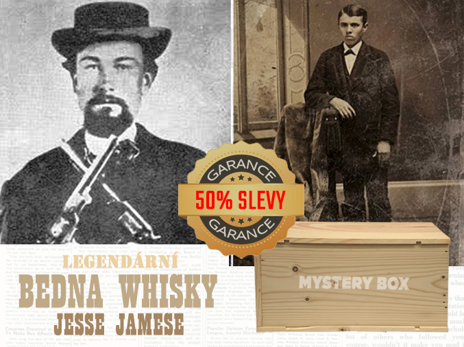 MYSTERY BOX - Legendární bedna whisky psance Jesseho Jamese