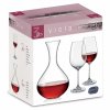 Sada sklenic a karafa Viola wine set, Crystalex, 3ks 1