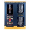 jim beam double oak bourbon 70cl gift set with 2 glasses 02