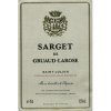 Sarget de Gruaud Larose 2015, 0,75l