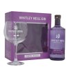 Whitley Neill Parma Violet Gin + sklenice, Gift Box, 43%, 0,7l