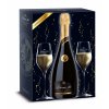 Bohemia Sekt Prestige Demi Sec + 2 skleničky, Gift box, 0,75l