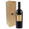 89707 masseria la volpe primitivo di manduria 2017 doc uno riserva 1 5l drevena kazeta