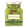 Ortomio Zelené olivy Bella di Cerignola s peckou, 314 ml/280 g