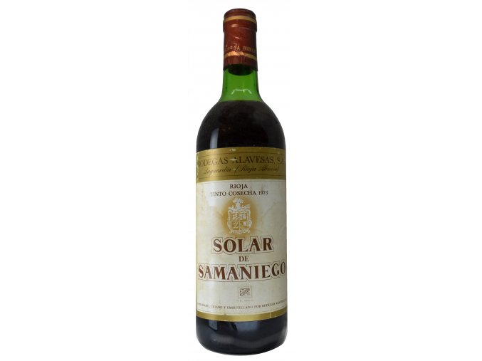 Rioja Reserva Solar de Samaniego 1973 (Bodegas Alavesas) B