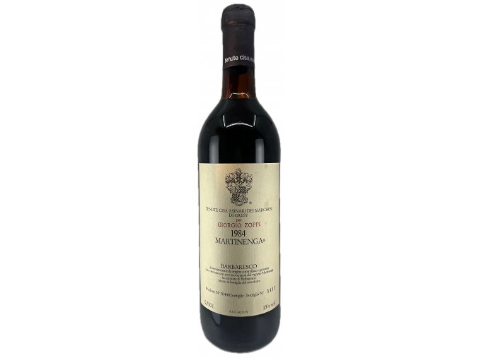 1984 Barbaresco Martinenga (Marchesi di Gresy) A3