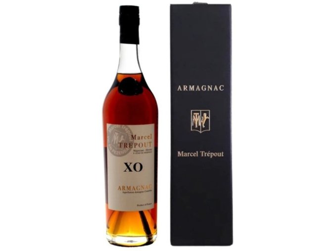 Armagnac 12 ans XO v dárkové krabičce (Marcel Trepout)
