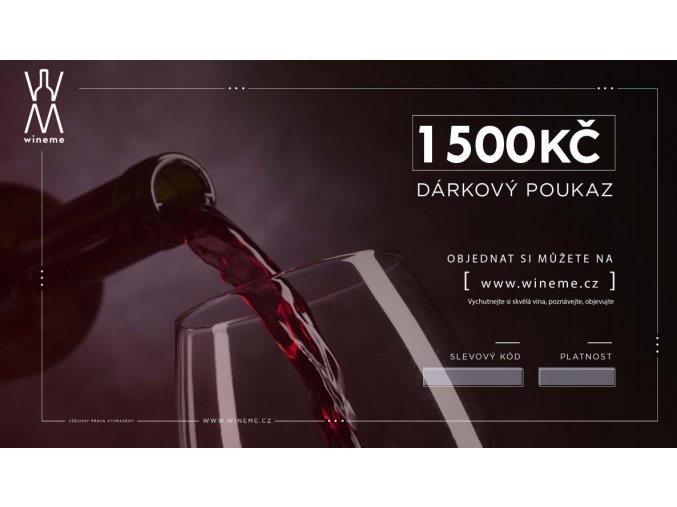 Dárkový poukaz 1500