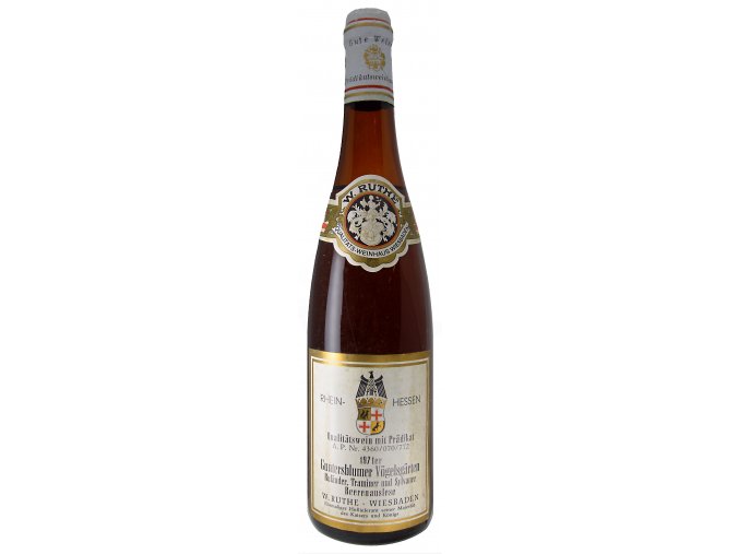 Vogelsgarten Rulander Traminer und Sylvaner Beerenauslese 1971 (W. Ruthe) E