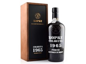 Kopke Colheita 1965 v dřevěné krabičce