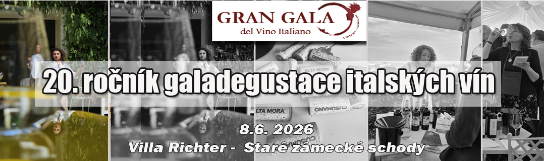pozvánka na galadegustaci italských vín