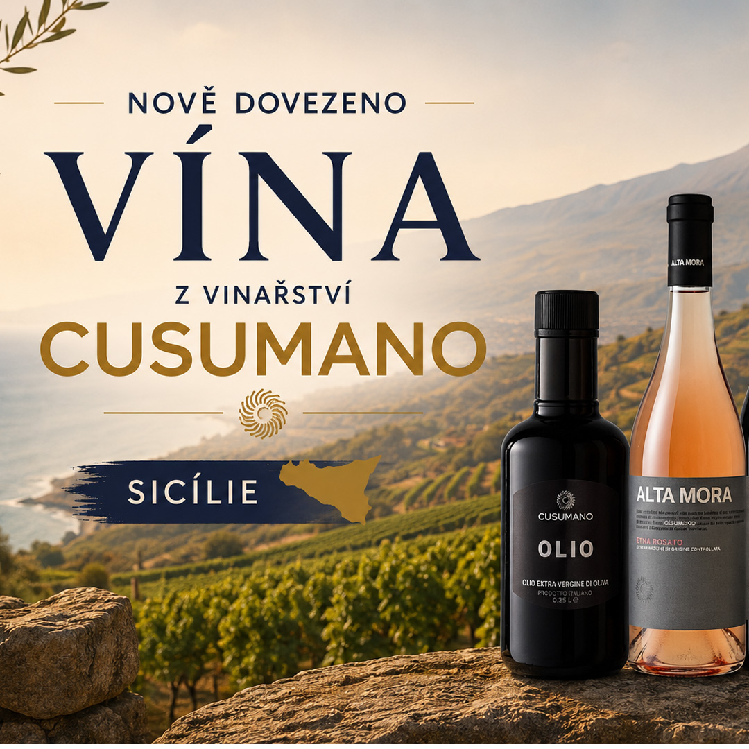 nove dovezeno z vinařství Cususmano
