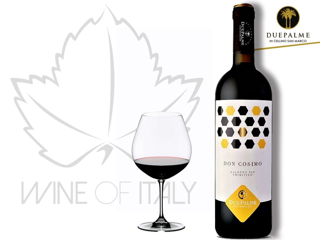 Primitivo DON COSIMO IGP Cantine Due Palme Wine of Italy