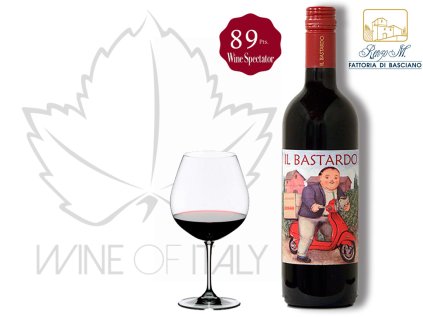 Il Bastardo Rosso Italiano _ fattoria di Basciano_Renzo M. _Wine of Italy, 88points Wine Spectator , fattoria di Basciano /Renzo Masi