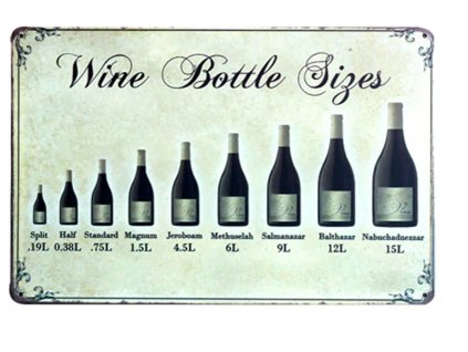 deska na stěnu wine bottle
