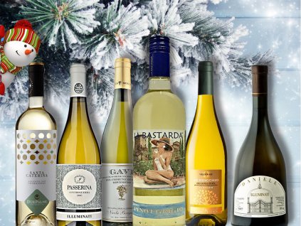 bílé vánoce degustační bedýnka italských vín