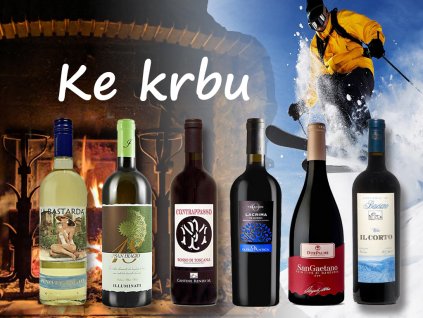 degustační bedýnka KE KRBU od wine of italy