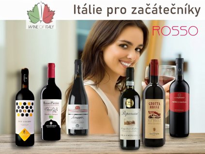 Itálie pro začátečníky ROSSO degustační bedýnka italských vín