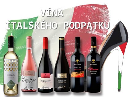 Výběr vín z italského podpatku