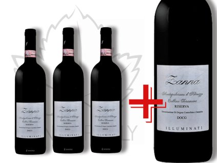 Zanna Montepulciano d’Abruzzo Colline Teramane DOCG Riserva akce 3+1 Illuminati vini