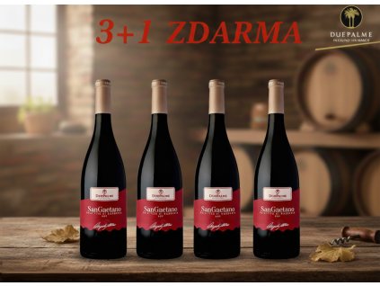 Primitivo di Manduria SANGAETANO DOP v akci 3+1 zdarma