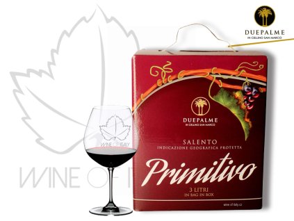 Primitivo Salento Bag in Box 3l Cantine Due Palme