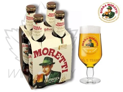 italské pivo Birra Moretti multipack