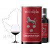 label ROSSO DI MONTALCINO DOC, Castello Tricerchi, Montalcino,
