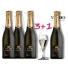 Prosecco Extra Dry DOC Etichetta Nera 3+1 zdarma Valdo