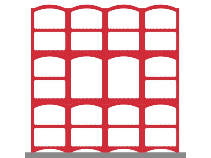 Weinregalsatz Bloc Cellier Klasik - rot